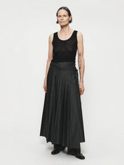 Wrap Pleat Skirt