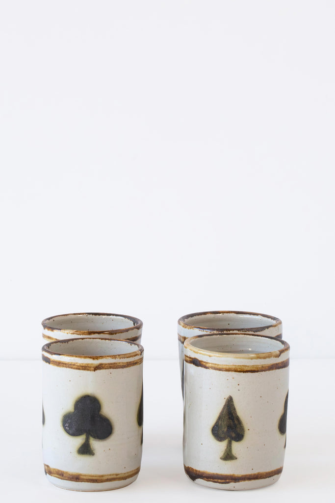 Suit of Cards Border Tumbler