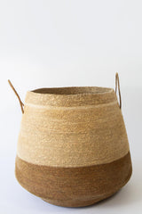 Handled Stripe Basket