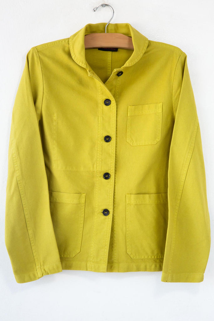 Round Collar Twill Jacket