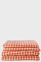 Linen Check Tablecloth