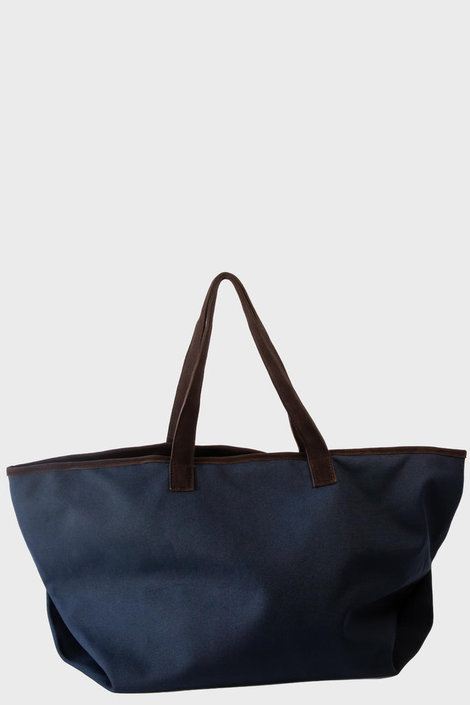 Canvas/Seersucket Zip Tote