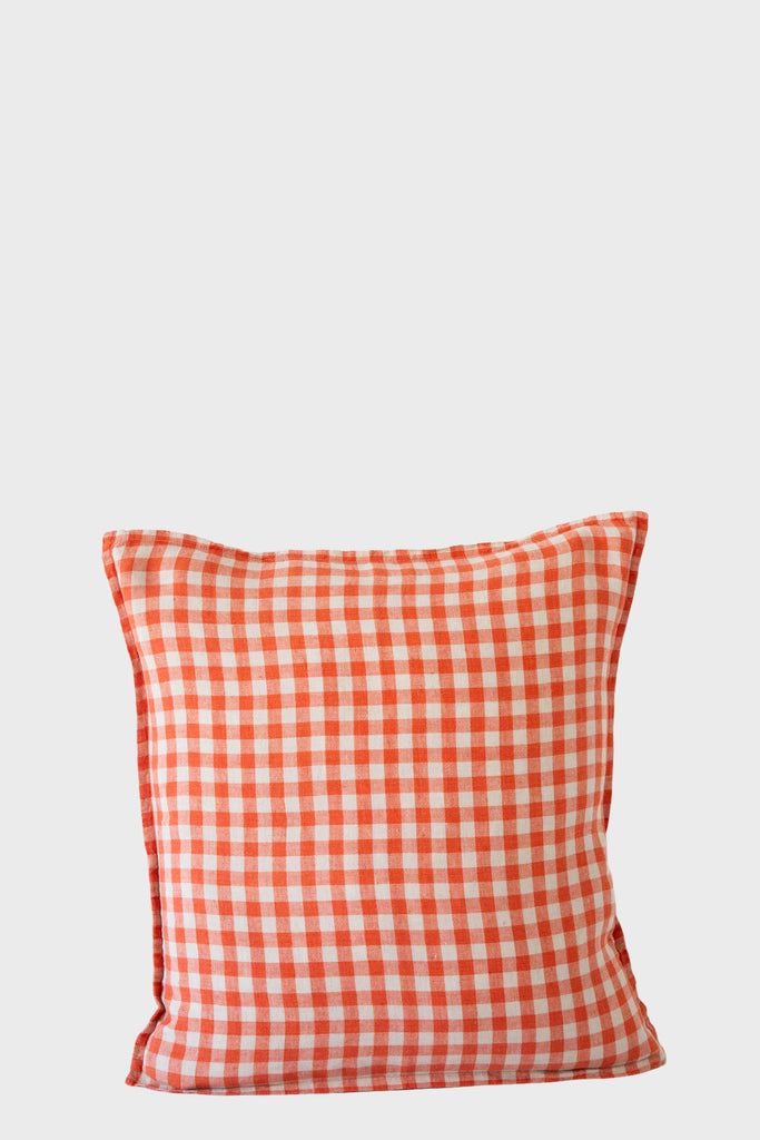 Linen Gingham Cushion
