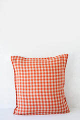 Linen Gingham Cushion