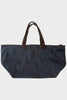 Canvas/Seersucket Zip Tote