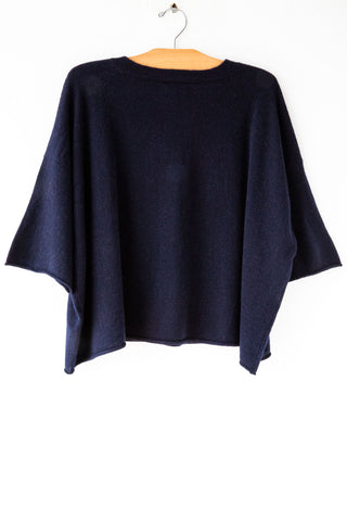 LOST & FOUND Size L Black & Grey Cotton Blend Layered Pullover main image 1