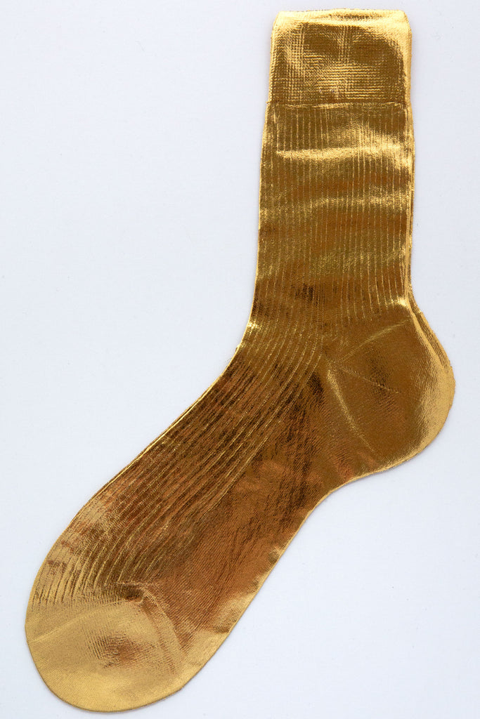 Ribbed Laminate Socks