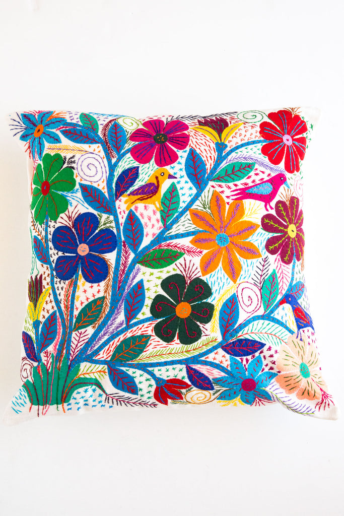 Flowers & Birds Cushion