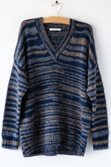 Stripe V Sweater