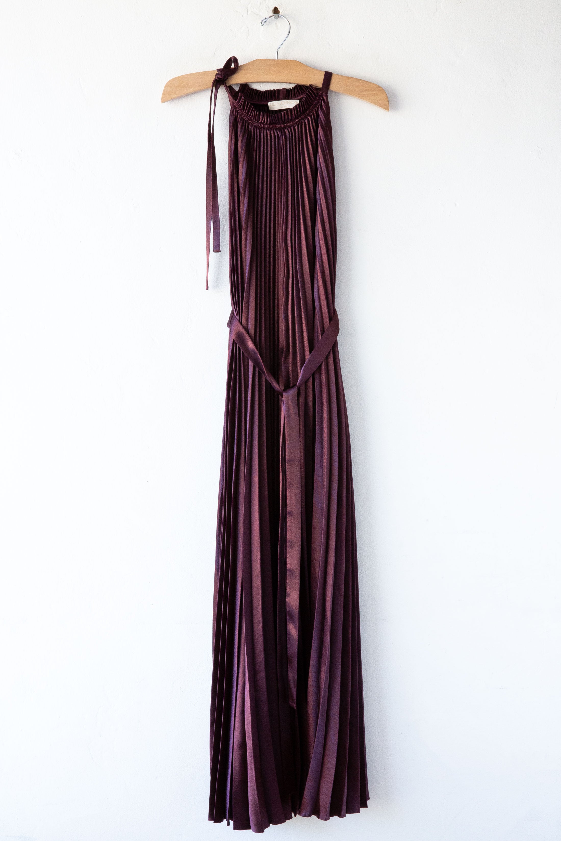 送料込/関税込■Ulla Johnson■Amikoプリーツサテンマキシドレス Amiko Dress – Lost & Found