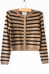 Stripe Shrunken Cardi