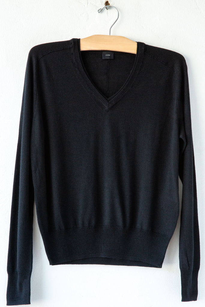 V Silk/Cashmere Sweater