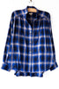 Peachy Check Top