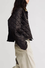 Cropped Quilted Jacket