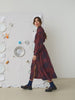 Screen Print Silk Dress