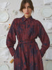 Screen Print Silk Dress