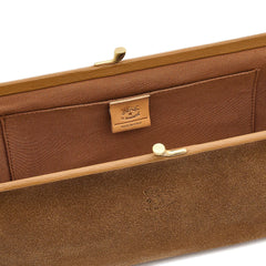Suede Donna Clutch