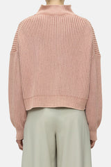 Cropped Troyer Sweater