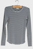 Taurua Stripe LS Tee