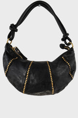 Sole Stud Crescent Bag