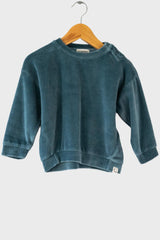 Kelly Velour Crew