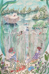 Pond Dance Muslin Blanket