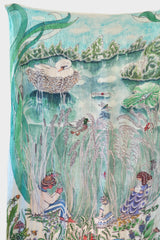 Pond Dance Muslin Blanket