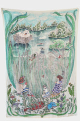 Pond Dance Muslin Blanket
