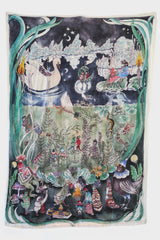 Wild Swans Muslin Blanket