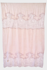 Lace & Cashmere Panel Scarf