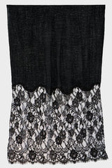 Crystal Sequin Floral Scarf
