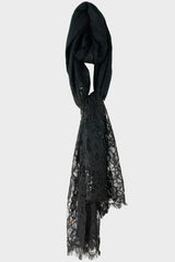 Crystal Sequin Floral Scarf