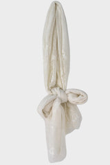 Lace & Cashmere Panel Scarf
