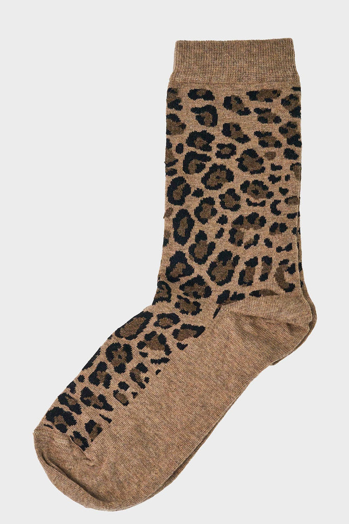 Leopard Crew Socks
