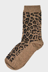 Leopard Crew Socks
