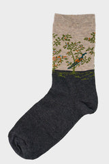Peacock Crew Socks