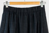 Pleated Windowpane Skirt