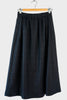 Pleated Windowpane Skirt