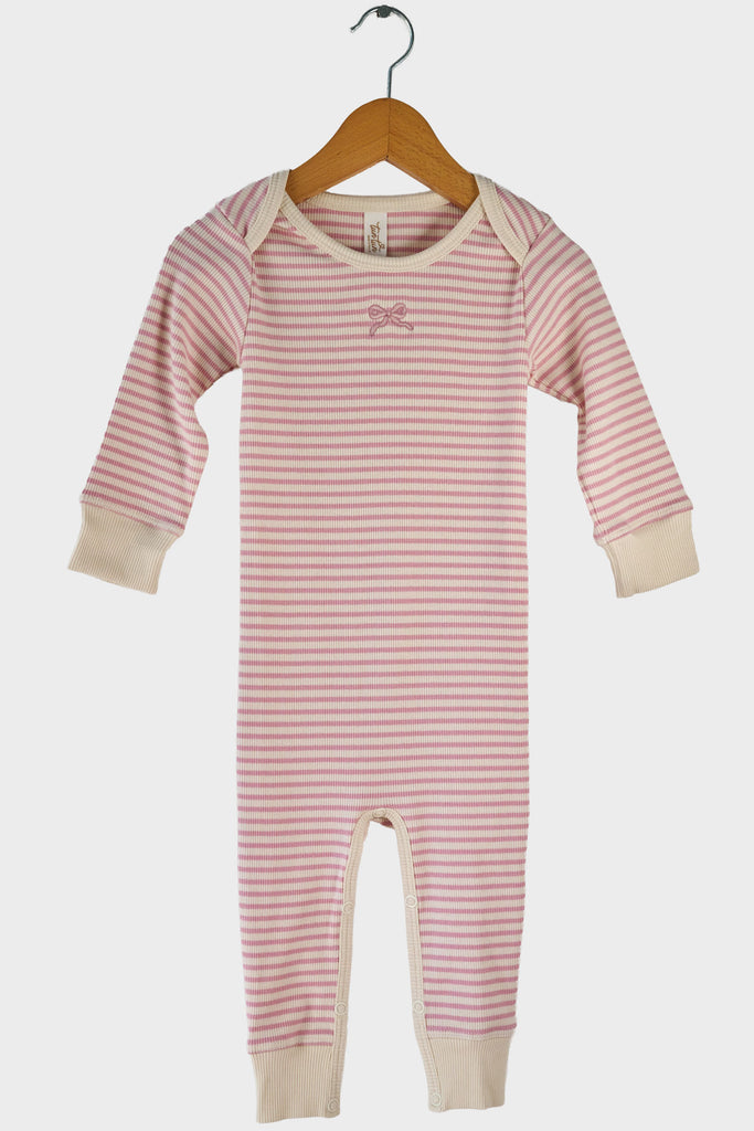 Lap Shoulder Stripe Romper