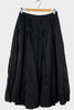 Cotton Satin Flare Skirt