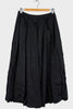 Cotton Satin Flare Skirt