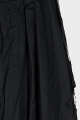 Cotton Satin Flare Skirt