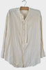 Brush Crinkle Band Collar Top