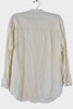 Brush Crinkle Band Collar Top