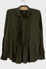 Brush Crinkle Pintuck Top