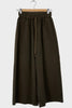 Linen Twill Crop Wide Pant