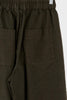 Linen Twill Crop Wide Pant