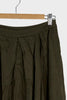 Cotton Satin Flare Skirt