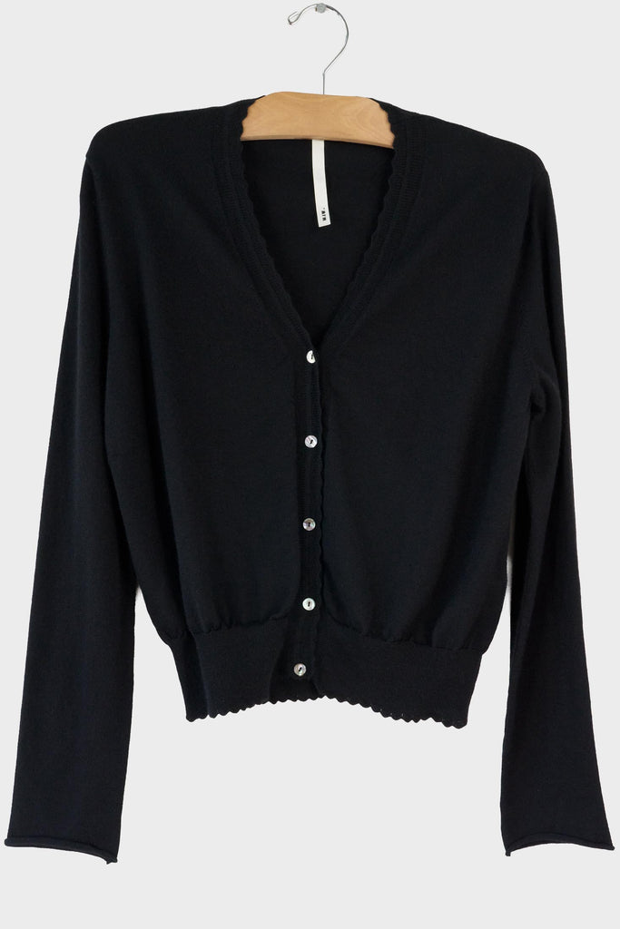 Cashmere Scalloped Cardi