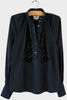 Emile Hi Neck Sequin Top
